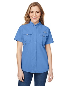Columbia Women's Bahama Short Sleeve Fishing Shirt – UPF 30, Vented, Sizes XS-XL-600728